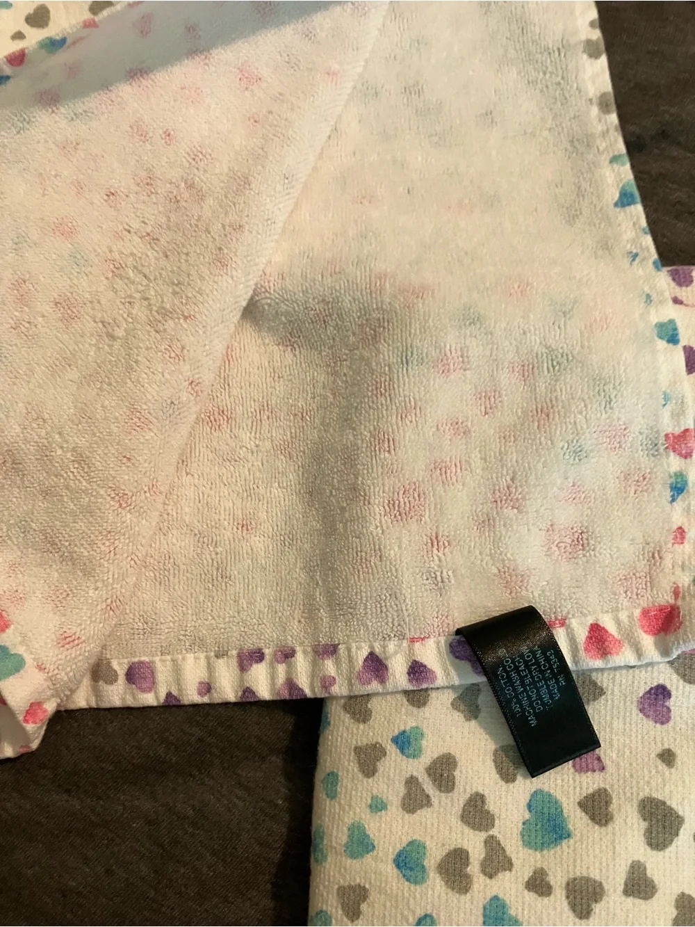 Heart Hand Towels